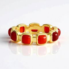 Anello in argento con Corniola