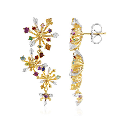 Citrine Silver Earrings (Gems en Vogue)