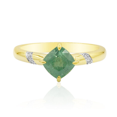 Anillo en oro con Demantoide de Madagascar (John Ferry)