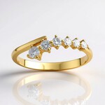 Anello in oro con Diamante I1 (H) (CIRARI)