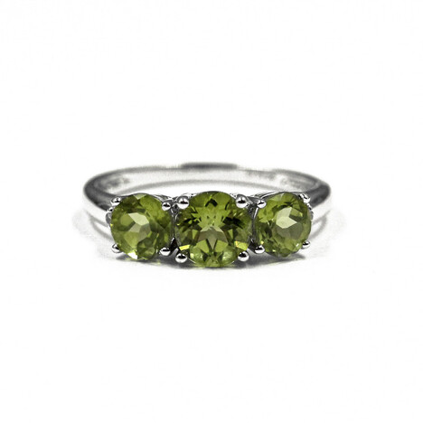 Peridot-Silberring