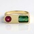 Anello in oro con Indicolite (Adela Gold)