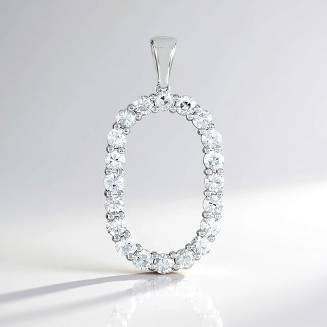 Ciondolo in argento con Zircone (de Melo Essence)