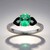 Anello in oro con Smeraldo Zambia AAA (CIRARI)