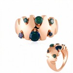 Anillo en plata con Ópalo de Mezezo (de Melo Essence)