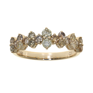 Bague en or et Diamant fancy SI2 (CIRARI)