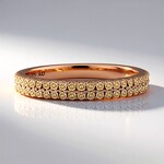 Anello in oro con Diamante Rose de France SI1 di Argyle (Annette)