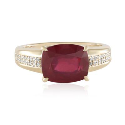 Gouden ring met een Madagaskar Robijn (de Melo)