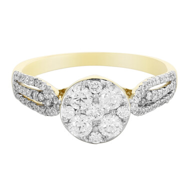 SI1 (G) Diamant-Goldring (Annette)