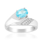 Blauer Apatit-Silberring (Pallanova)