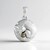 Ciondolo in argento con Diamante Champagne I2 (de Melo Essence)