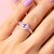 Anillo en oro con Espinela de Birmania rosa (CIRARI)