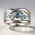 Anello in argento con Acquamarina del Mozambico (Pallanova)