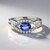 Anello in argento con Tanzanite