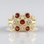 Anello in argento con Rubino Tanzania (Adela Silber)