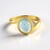 Anello in argento con Acquamarina Ofiki