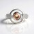 Anello in argento con Ametrina (MONOSONO COLLECTION)