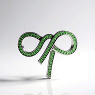 Tanzanian Tsavorite Silver Pendant (MONOSONO COLLECTION)