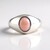 Anello in argento con Opale Rosa