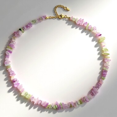 Collana in argento con Kunzite