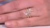 Zilveren ring met zirkonen (Adela Silber)