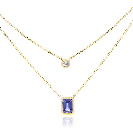 AAA-Tansanit-Goldcollier (CIRARI)