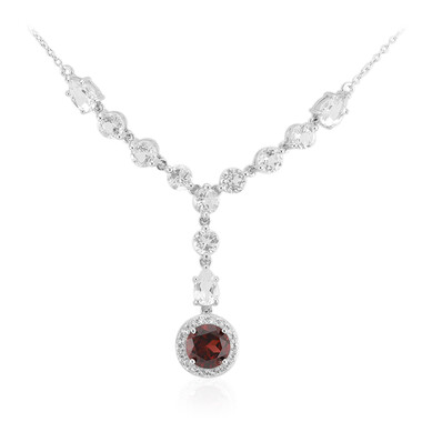 Granat-Silbercollier