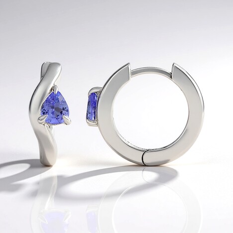 Orecchini in argento con Tanzanite