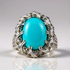Anello in argento con Amazzonite (Annette classic)