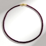 Collana in argento con Rodolite (Adela Silber)