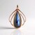 Ciondolo in argento con Labradorite Blu Maniry (KM by Juwelo)