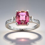 Anello in oro con Diasporo Rosa (AMAYANI)