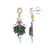 Zircon Silver Earrings (Gems en Vogue)
