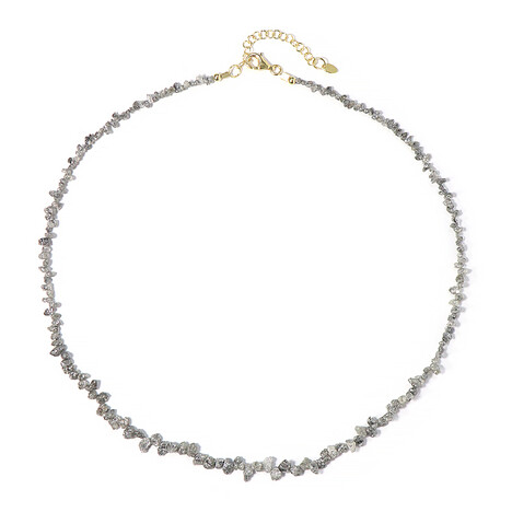 Collier en argent et Diamant couleur argent