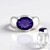 Bague en argent et Améthyste de Zambie