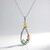 Collana in argento con Zaffiro Arancione