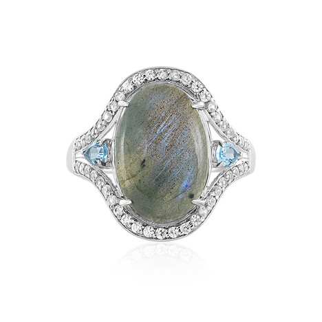 Bague en argent et Labradorite