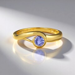 Anello in argento con Tanzanite
