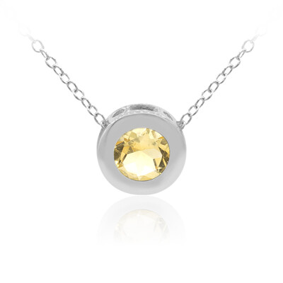 Collar en plata con Citrino