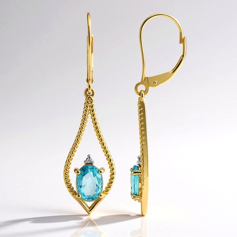 Orecchini in oro con Zircone Ratanakiri