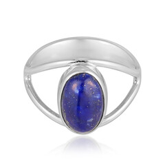 Anillo en plata con Lapislázuli (Bali Barong)