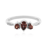 Anillo en plata con Zircón rosado