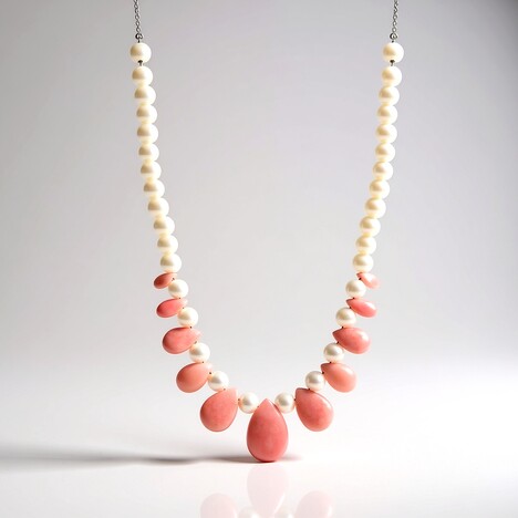 Collana in argento con Opale Rosa (de Melo Essence)