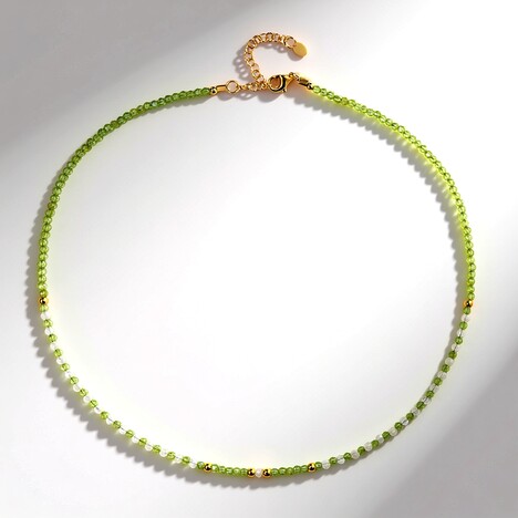 Collana in argento con Peridoto