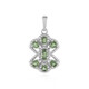 Ciondolo in argento con Apatite Verde
