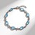 Bracciale in argento con Larimar