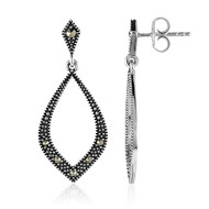 Orecchini in argento con Marcassite
