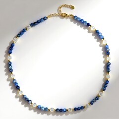 Collana in argento con Quarzo Moonlight (Riya)