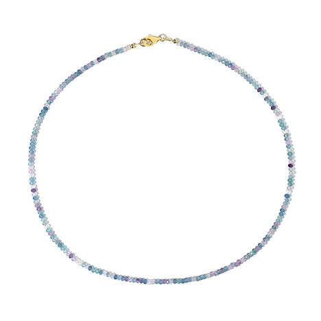 Collana in argento con Fluorite