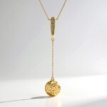 Collana in oro con Diamante Champagne I2 (Ornaments by de Melo)